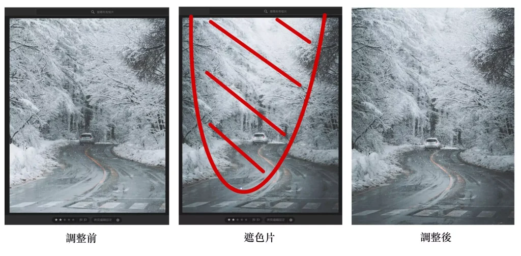 遮色片情境一：使用Lightroom 遮色片，凸顯照片主體